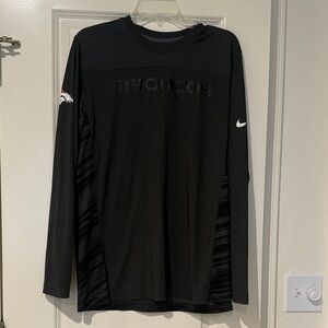 Nike Black Broncos Long Sleeve Men's Tee